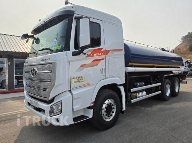 현대 버큠로리 엑시언트 프로 스텐탱크 15,000L 오토 - 중고 트럭 매물 이미지