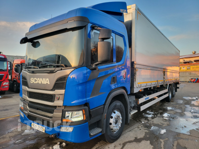 스카니아 P 360 후축 냉장윙 8.5톤 오토 리타더 - 중고 트럭 매물 이미지