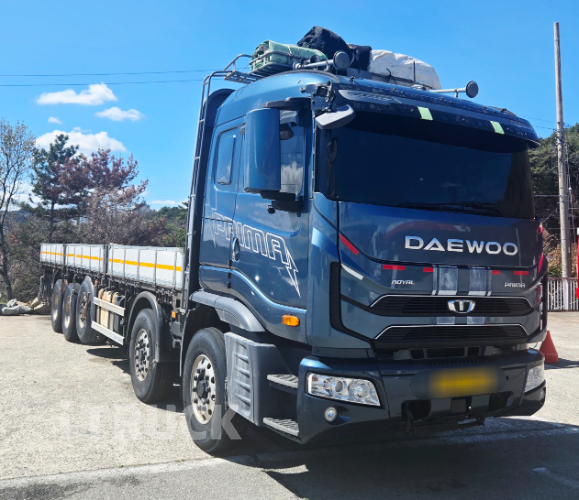 타타대우 프리마 고하중 560 앞축 카고 25톤 오토 리타더 - 중고 트럭 매물 이미지