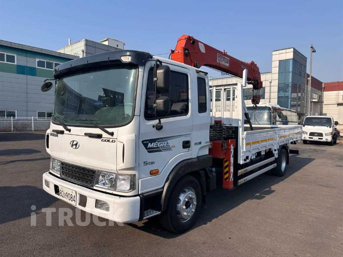 현대 카고크레인 없음(순정) 메가트럭 5톤 - 중고 트럭 매물 이미지