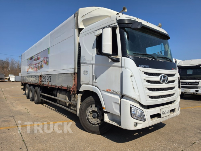 현대 엑시언트 420 후축 윙바디 17톤 오토 - 중고 트럭 매물 이미지