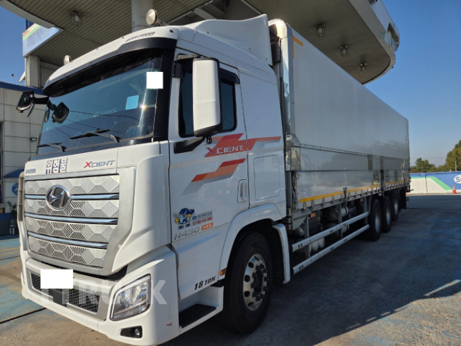 현대 엑시언트 430 후축 상승윙바디 18톤 오토 - 중고 트럭 매물 이미지