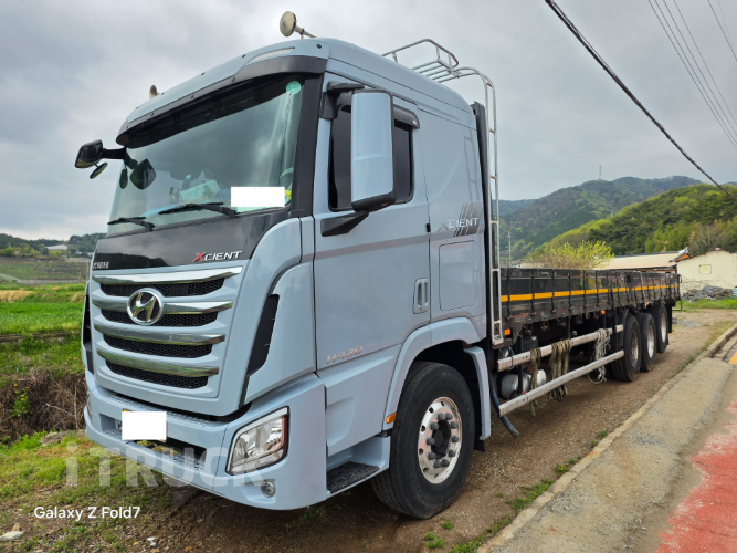 현대 엑시언트 430 후축 카고 14톤 오토 - 중고 트럭 매물 이미지