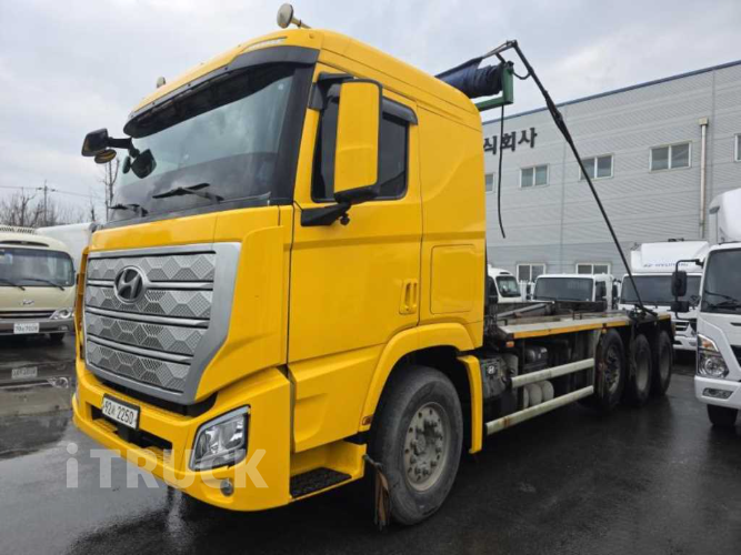 현대 엑시언트 암롤 540 24톤 오토 앞축 - 중고 트럭 매물 이미지