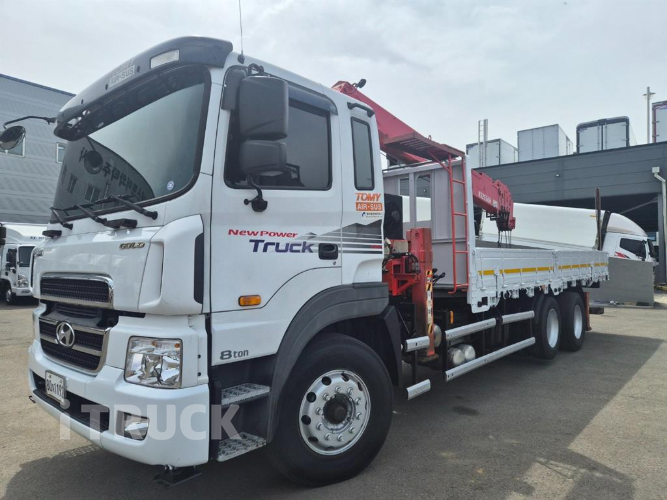 현대 카고크레인 없음(순정) 메가트럭 와이드캡 8톤 - 중고 트럭 매물 이미지