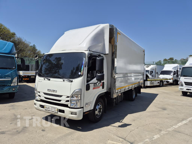 이스즈 엘프 3.5톤 광폭 윙바디 숏캡(일반캡, 표준캡) - 중고 트럭 매물 이미지