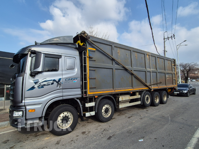 타타대우 25톤 570 앞축 무빙워크(워킹카) 오토 리타더 - 중고 트럭 매물 이미지