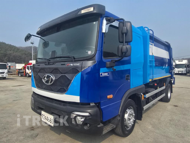 현대 압착진개 파비스 5톤 덤프식 배출 - 중고 트럭 매물 이미지