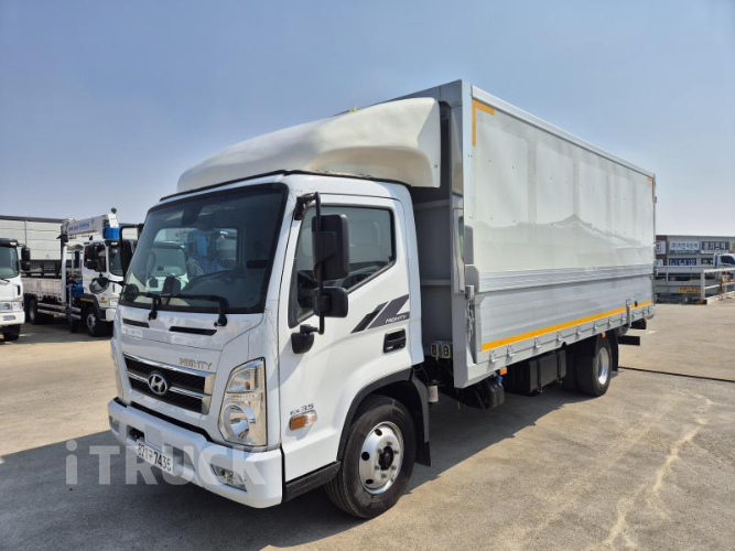 현대 올뉴마이티 3.5톤 광폭 윙바디 일반캡 - 중고 트럭 매물 이미지