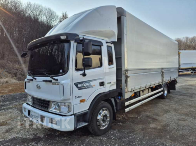 현대 메가트럭 280 단바리 윙바디 5톤 오토 - 중고 트럭 매물 이미지