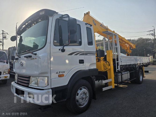 현대 카고크레인 없음(순정) 메가트럭 5톤 - 중고 트럭 매물 이미지