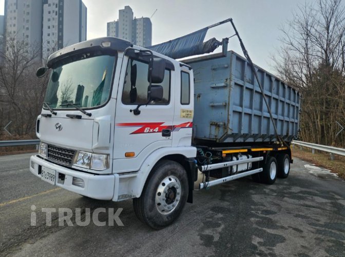 현대 메가트럭 암롤 300 5톤 오토 단바리 - 중고 트럭 매물 이미지