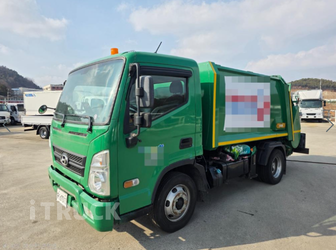 현대 압착진개 메가트럭 5톤 덤프식 배출 - 중고 트럭 매물 이미지