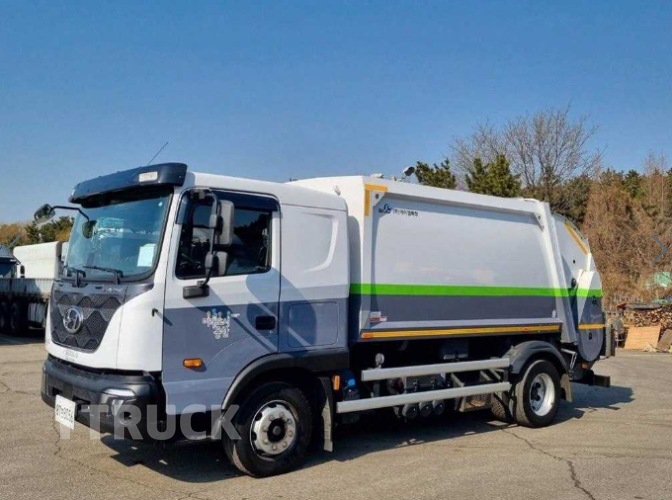 현대 압착진개 파비스 5톤 덤프식 배출 - 중고 트럭 매물 이미지