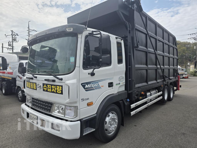 현대 메가트럭 집게차 280 5톤 수동 없음(순정) - 중고 트럭 매물 이미지