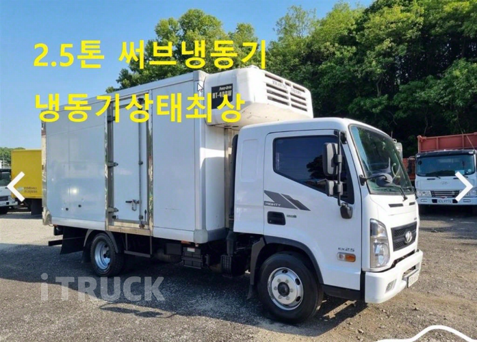 현대 올뉴마이티 2.5톤 냉동탑 - 중고 트럭 매물 이미지