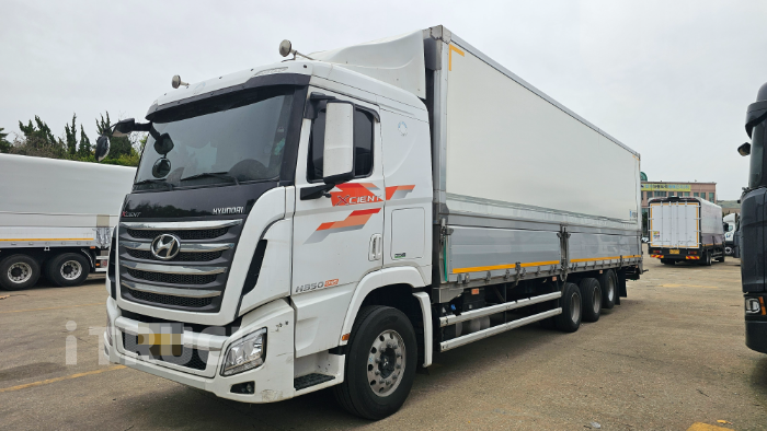 현대 엑시언트 350 후축 윙바디 9.5톤 수동 - 중고 트럭 매물 이미지