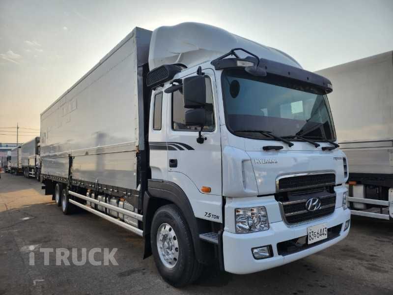 현대 메가트럭 와이드캡 300 후축 윙바디 7.5톤 수동 - 중고 트럭 매물 이미지