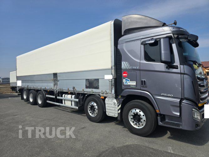 현대 엑시언트 540 후축 상승윙바디 23톤 오토 리타더 - 중고 트럭 매물 이미지