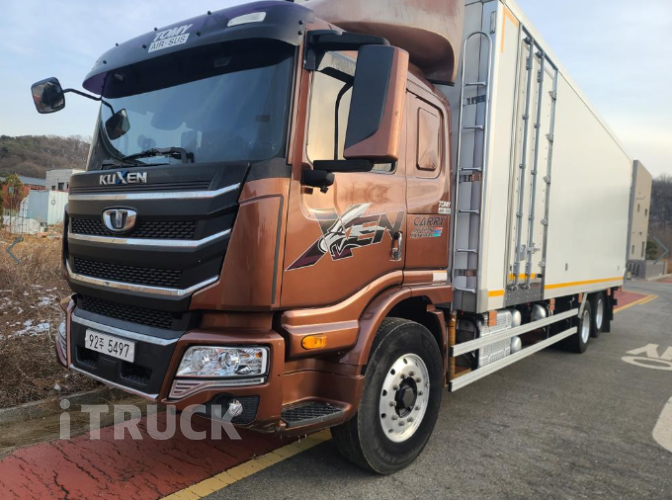 타타대우 구쎈 320 후축 냉동탑 6.5톤 오토 - 중고 트럭 매물 이미지