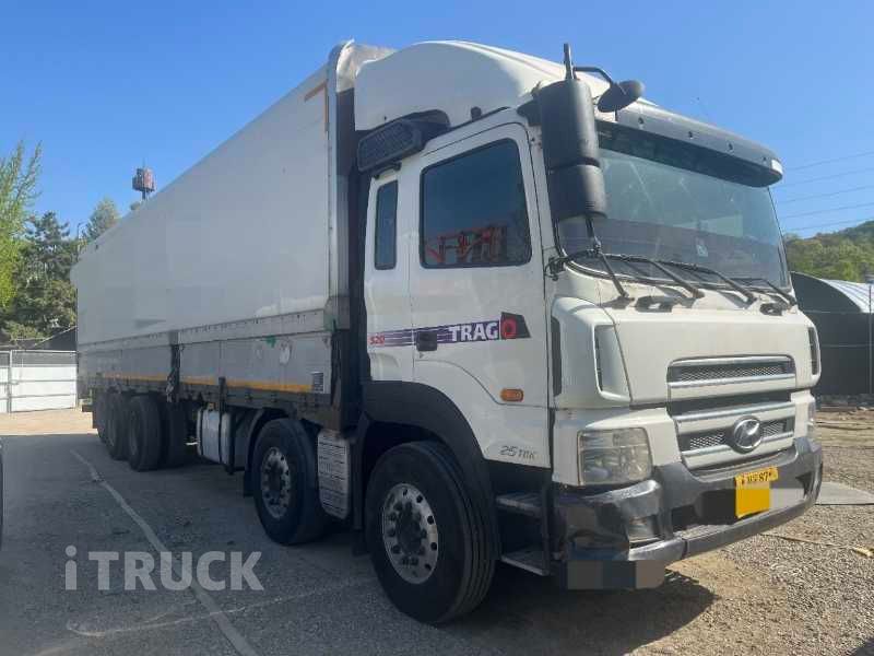 현대 트라고 520 후축 윙바디 25톤 오토 리타더 - 중고 트럭 매물 이미지