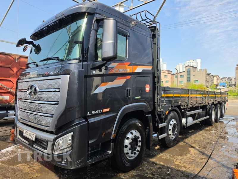 현대 엑시언트 프로 540 후축 카고 25톤 오토 리타더 - 중고 트럭 매물 이미지