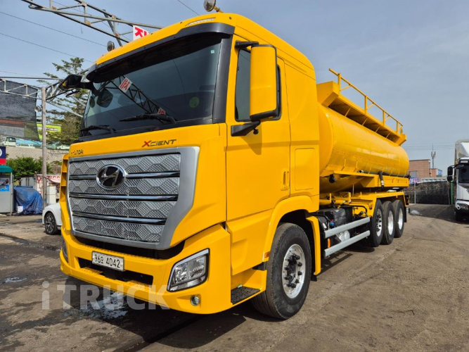 현대 버큠로리 엑시언트 스텐탱크 23,500L 오토 - 중고 트럭 매물 이미지