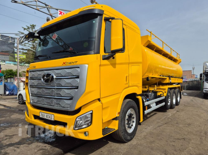 현대 버큠로리 엑시언트 스텐탱크 23,500L 오토 - 중고 트럭 매물 이미지