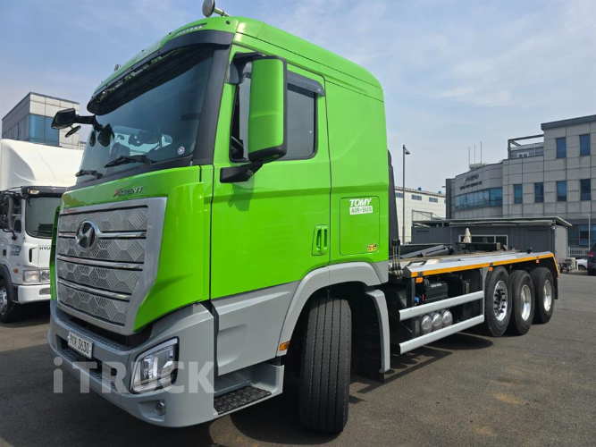 현대 트라고엑시언트 암롤 540 25톤 오토 앞축 - 중고 트럭 매물 이미지