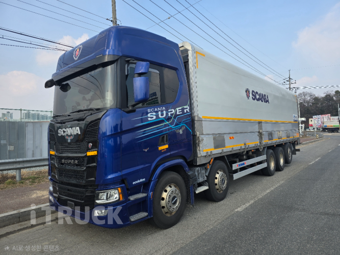 스카니아 S 560 후축 상승윙바디 23톤 오토 - 중고 트럭 매물 이미지