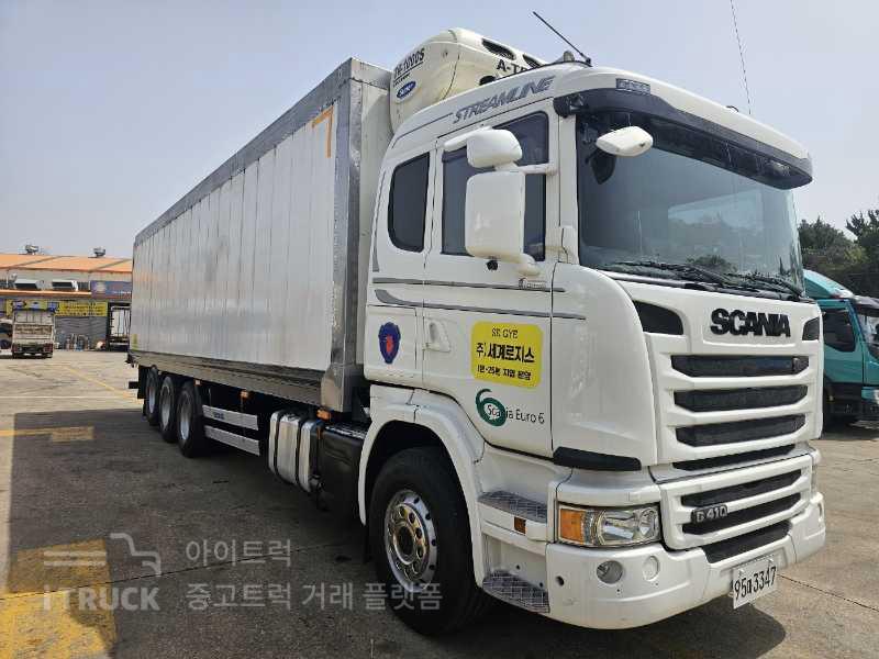 G 410 후축 냉동 컨테이너탑 17.5톤 오토 리타더 - 중고 트럭 매물 이미지