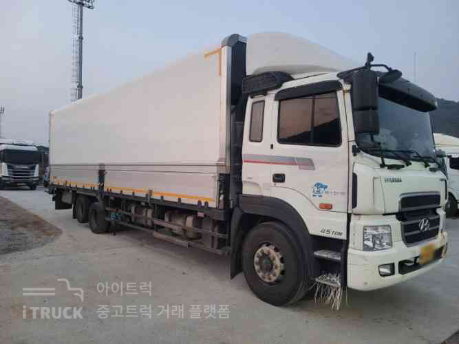 메가트럭 와이드캡 후축 냉장윙 4.5톤 수동 - 중고 트럭 매물 이미지