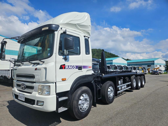 현대 트라고 암롤 25톤 수동