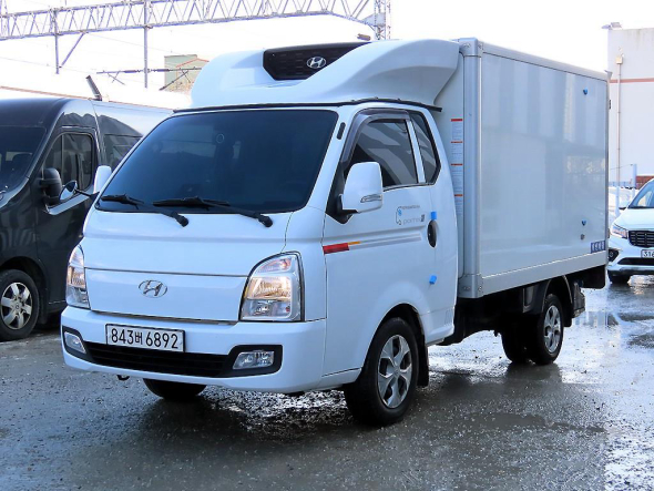 포터 1톤 냉동탑 싱글컴프 일반캡 초장축 - 중고 트럭 매물 이미지